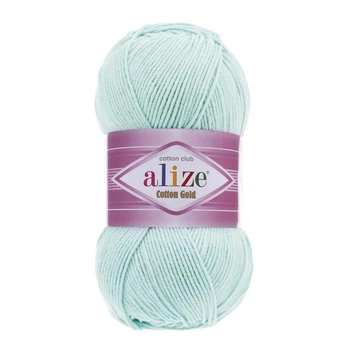 Турецька пряжа для в'язання Alize COTTON GOLD (Котон Голд) напівбавовна 514 крижана
