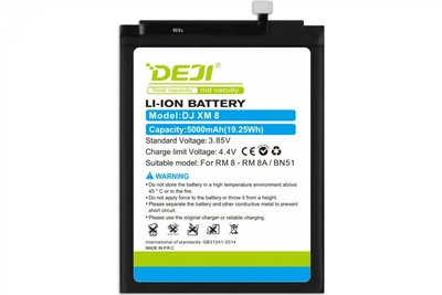 Акумуляторна батарея DEJI Xiaomi BN51 (5000 mAh) для Redmi 8 Redmi 8A Redmi 8A Pro High Copy