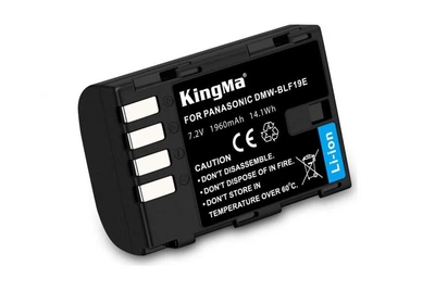 Аккумулятор Kingma Panasonic DMW-BLF19E (1960 mAh) для Lumix DMC-GH3 DMC-GH4 Lumix DC-GH5 DC-G9 (Premium Quality)