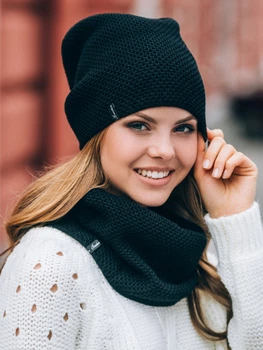 Шапка + снуд Dressa 14884 One Size Черные (2000000493664_D)