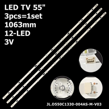 LED підсвітка TV 55" 1063mm 12-led JL.D550C1330-004AS-M-V03 L55M5-AD 3pcs=1set