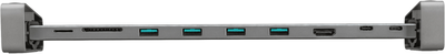 Хаб станція Trust Dalyx USB-C 10-в-1 алюмінієва багатопортова (23417)