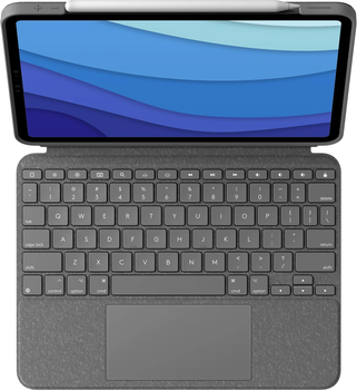 Обкладинка-клавіатура Logitech Combo Touch for iPad Pro 11" 1st 2nd 3rd 4th Gen Grey (920-010255)