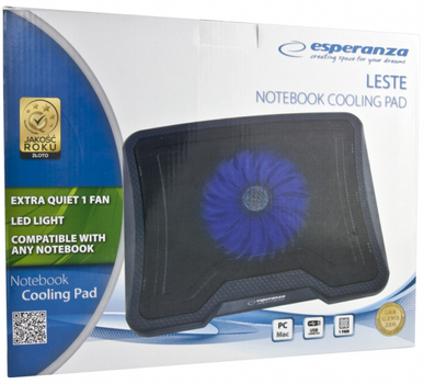 Підставка для ноутбука Esperanza Notebook Cooling Pad (EA143) Les