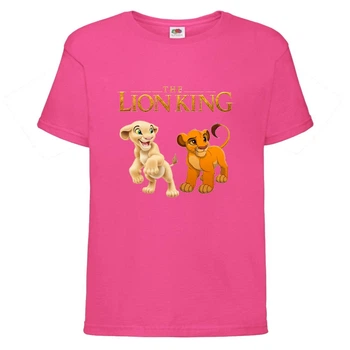 Футболка дитяча Король Лев (Lion King) рожева (LK-sіmba&nala-pink) 116 см