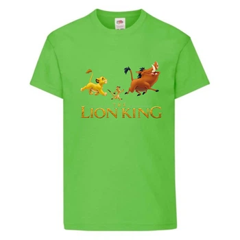 Футболка дитяча Король Лев (Lion King) світло-зелена (LK-friends-3-green) 104 см