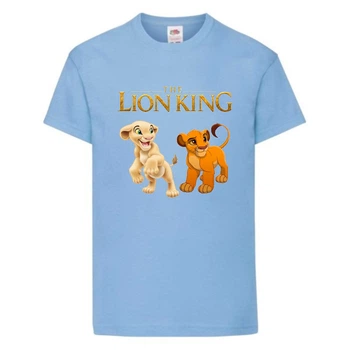 Футболка дитяча Король Лев (Lion King) світло-блакитна (LK-sіmba&nala-blue) 116см