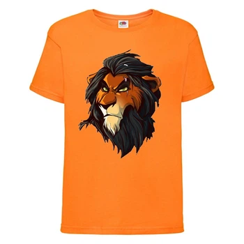 Футболка дитяча Король Лев (Lion King) помаранчева (LK-shram-orange) 128 см
