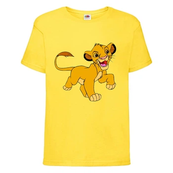 Футболка дитяча Король Лев (Lion King) жовта (LK-simba-5-yellow) 116 см