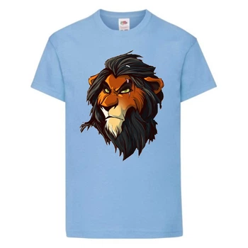Футболка дитяча Король Лев (Lion King) світло-блакитна (LK-shram-blue) 140 см