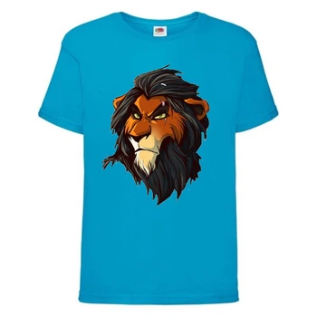 Футболка дитяча Король Лев (Lion King) блакитна (LK-shram-blue) 152 см