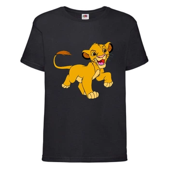 Футболка дитяча Король Лев (Lion King) чорна (LK-simba-5-black) 152 см