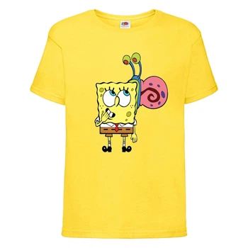 Футболка дитяча Спанч Боб 26 (Sponge Bob) жовта 152 см