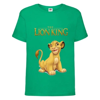 Футболка дитяча Король Лев (Lion King) зелена (LK-simba-2-green) 152 см