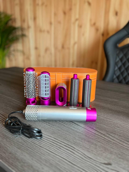 Стайлер для волосся 5 в 1 + коробка чохол HAIR BRUSH Gemei