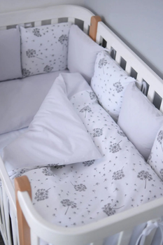 Постільний комплект з бортиками в ліжечко Baby Veres Grace NEW 220.35.1