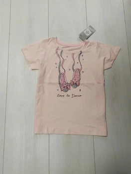 Футболка для девочки розовая Love Dance Primark 122см (400092077)
