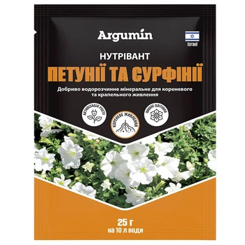 Удобрение Нутривант Петунии и сурфинии, 25 гр, Argumin