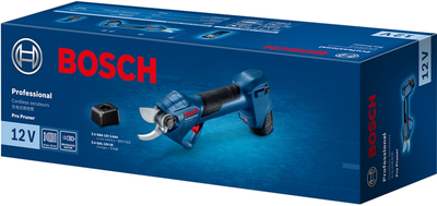 Акумуляторний секатор Bosch Pro Pruner сет 2 акум. (06019K1021)