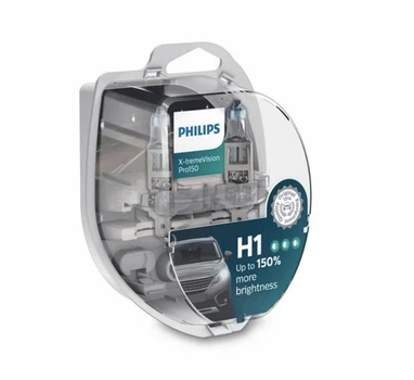 Галогенные лампы PHILIPS X-tream Vision H1 +150% 12V 55W ОРИГИНАЛ