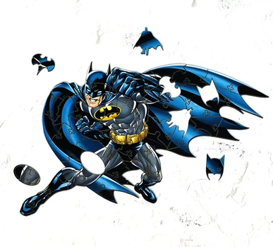 Дерев'яний фігурний пазл Max Woody "Batman" A4 90 деталей