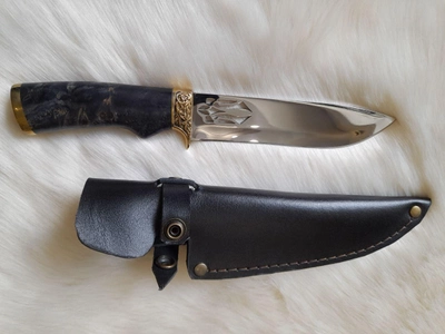 Охотничий нож Трезубец бронза ручной работы Гранд Презент Н023