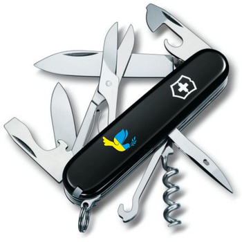Нож Victorinox Climber Ukraine 91мм Голубь мира син-жёлт. (1049-Vx13703.3_T1036u)