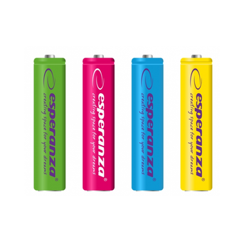 Аккумулятор Ni-MH AAA Esperanza EZA107 1000 mAh в блистере 4шт Микс цветов
