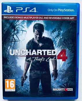 Uncharted 4: A Thief's End, Б/В, російська версія - диск для PlayStation 4