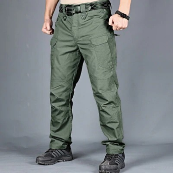 Штани Карго чоловічі, тактичні Ріп-Стоп, військові демісезонні, розмір 3ХL, колір хакі Код 69-0030