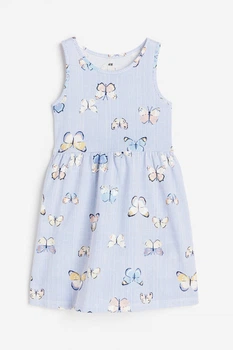 Сукня світло-синя Метелики H&M 92см (400092110)
