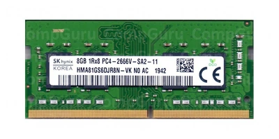 Ноутбучная оперативная память Hynix DDR4 8GB 2666MHz SO-DIMM 1Rx8 PC4-2666V (HMA81GS7DJR8N-VK)