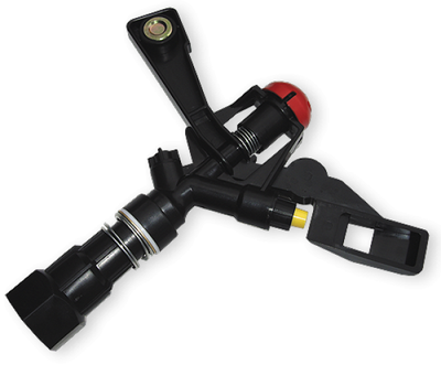 Зрошувач пульсівний Bradas AQUA JET із внутрішньою різьбою 3/4" / ø20м, BLACK LINE, AJ-TS6005