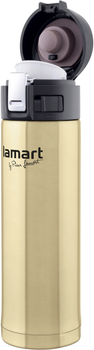 Kubek termiczny Lamart 420 ml złoty (LT4009)