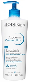 Крем для тела Bioderma Atoderm Crème Ultra Ultra-Nourishing Moisturising Cream 500ml