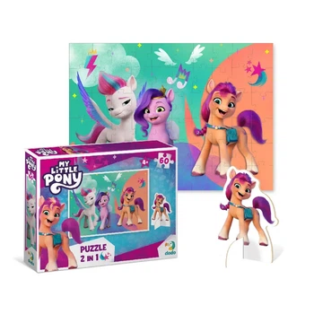 Пазл с фигуркой "Приключения Санни, Пипп и Зипп", 60 элементов Dodo My Little Pony (4823115905833)