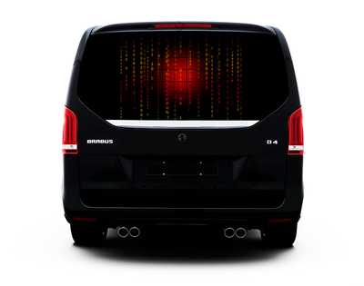 Наклейка на заднее стекло ARB 3D TUNING STUDIO Матрица 1480х700х0.18мм