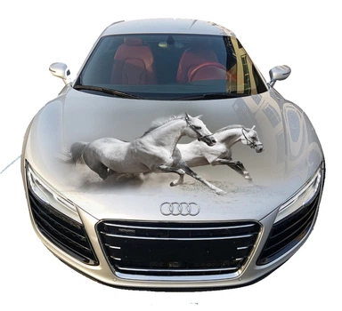 3д наклейка на капот ARB 3D TUNING STUDIO Лошади 2-OR 1200х1500х0.080мм