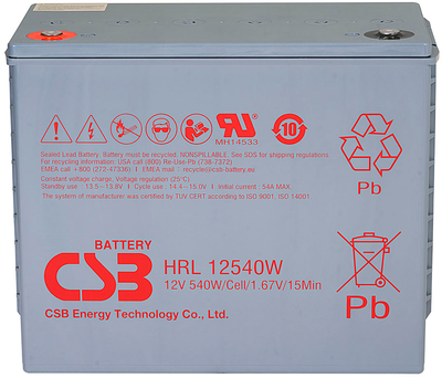 Аккумуляторная батарея CSB HRL12540W 12V 130Ah (YT2176)