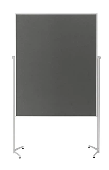 Доска модерационная мобильная 1200x1500 серая Magnetoplan Design-Seminarboard Evolution+ Mobile Felt-Gray (1151101)