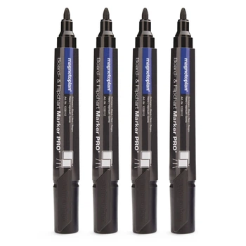 Маркеры универсальные черные Magnetoplan PRO+ Black Set (1228112)