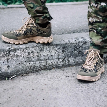 Тактические летние кроссовки мультикам, размер 40 (26,5 см) армейская обувь, кроссовки для военных ВСУ