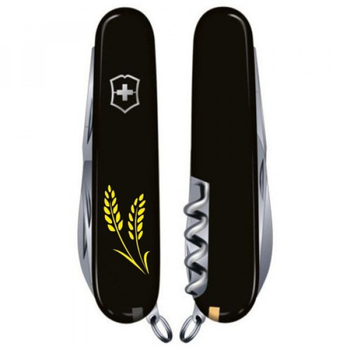 Ніж Victorinox Spartan Ukraine 91мм Колоски пшениці жовт. (1049-Vx13603.3_T1338u)