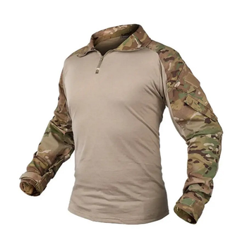 Рубашка тактическая убакс Idogear с налокотниками UBACS Shirt Размер XL Мультикам