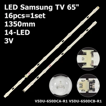 LED підсвітка Samsung TV 65" V5DU-650DCA-R1 V5DU-650DCB-R1 S_5U75_65_FL_L8/R6 REV1.4 BN96-39667A 16pcs=1set