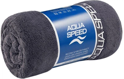 Полотенце Aqua Speed DRY CORAL Уни 9111 (157-26) 50 x 100 см Графит (5908217691118)
