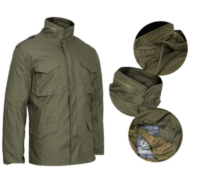 Військова куртка-парка BRANDIT 2in1 3XL Олива (Alop)
