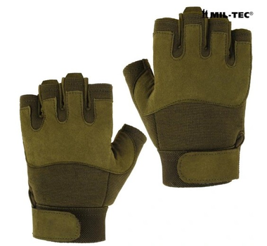 Перчатки мужские Mil-Tec размер XL с мембраной Gore-Tex и укрепленными пальцами гибкие и легкие для стрельбы Олива