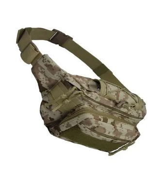 Сумка тактична Kangoo Camo Military Gear 3л Камуфляж (Alop)