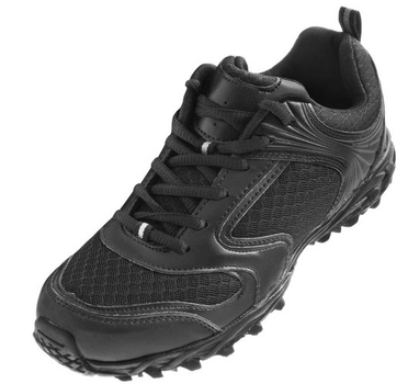 Трекинговая обувь Mil-Tec 46 размер кроссовки с анатомической подошвой и дышащей внутренней поверхностью Черный